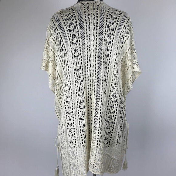 Crochet Knit Tunic Top One Size - Picture 2 of 8